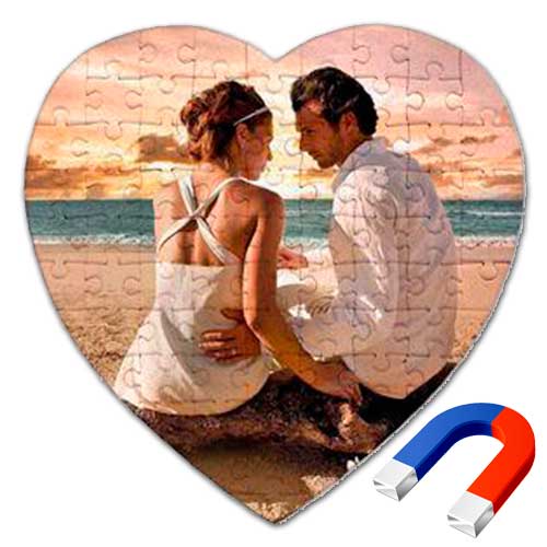 Пазл в форме сердца
