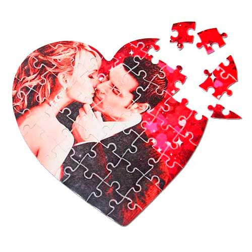 Пазл в форме сердца