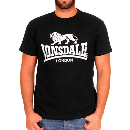 Чёрная футболка с печатью флекс-плёнкой