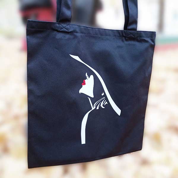 Шоппер с принтом